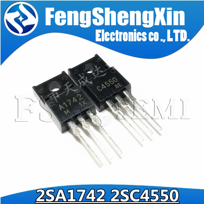 

2SA1742 2SC4550 A1742 C4550 TO220F switch transistor