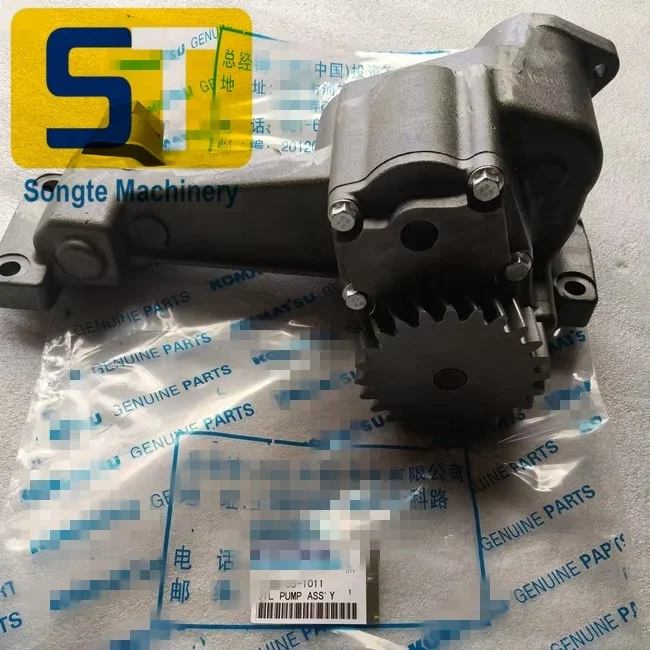 Construction Machinery WA700-3L Loader S6D107E Engine Oil Pump Ass'y 6162-55-1011