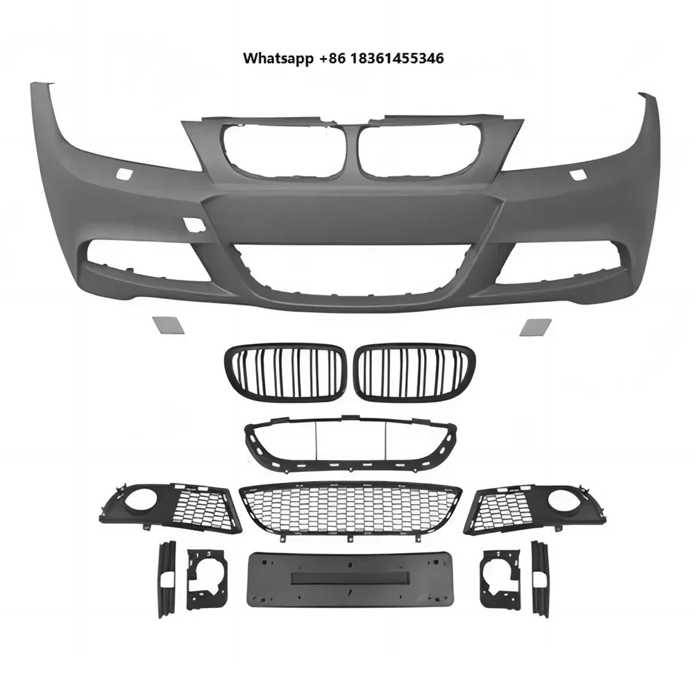 

PP Full Body Kit For E90 3 Series 04-11 316i 318i 320i 323i 325i 328i 330i 335i M-Tech Style Front Rear Bumper Side Skirts