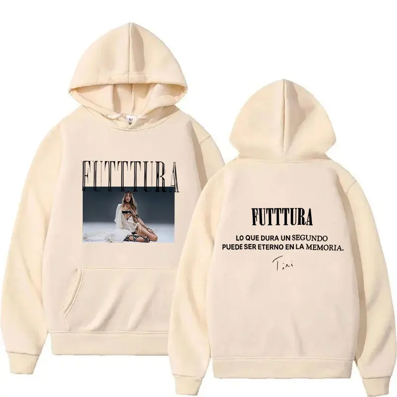 الرجال بلايز المغني TINI Futttura هوديي غير رسمي رجالي الخريف/الشتاء رياضية عادية كم طويل المتضخم البوب البلوز المشجعين هدية