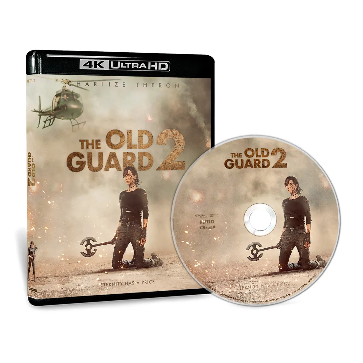 Disco de película Blu-ray 4K UHD Eternal Guard compatible con PS5 y XSX, ultra alta definición, 5.1 en inglés, HDR10, alta definición