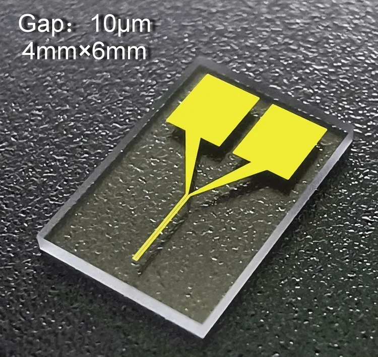 10 Micron Single Channel Interdigital Electrode Gas Biophotoelectric Detection