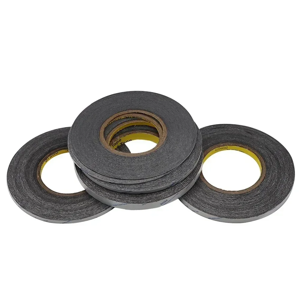50meters Mobile Phone Repair Double Side Tape Black 3M Sticker Double Side Adhesive Tape Fix For Cellphone Touch Screen LCD