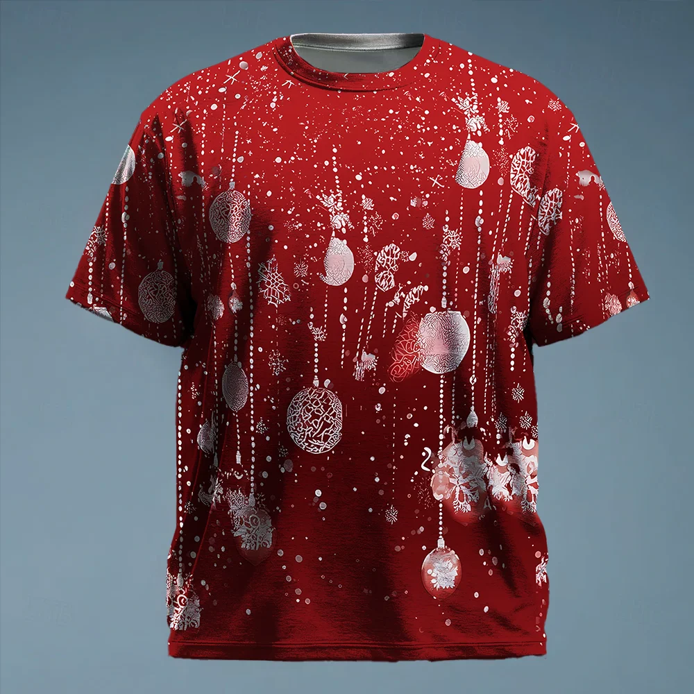 

S-9xl, большие размеры, большой и высокий короткий рукав (Рождественский элемент), стильные красно-зеленые оттенки, легкие, подходят для комфорта на весь день