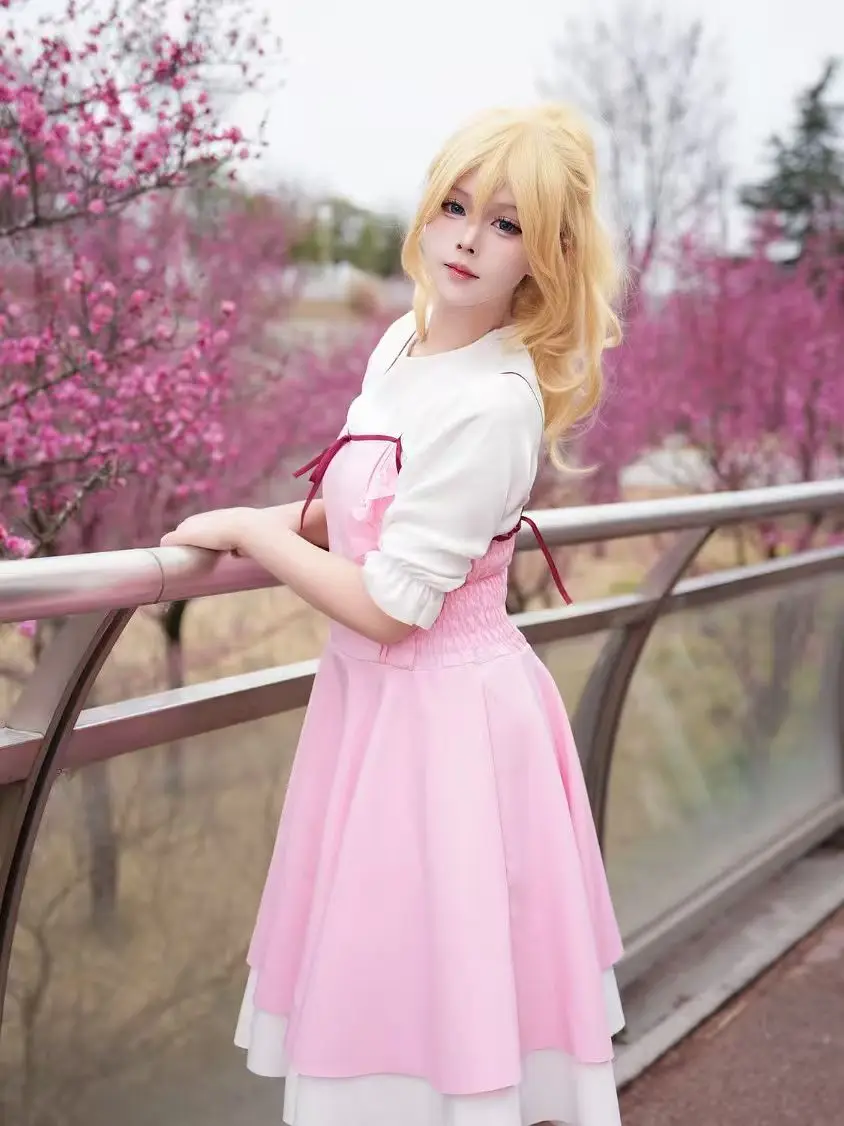 

Kaori Miyazono Cosplay Dress Your Lie in April Japanese Daily Outfit