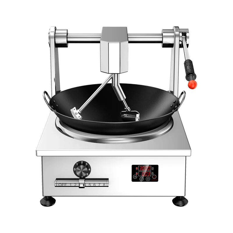 

Commercial Multi Smart Rolling Automatic Stir Fry Restaurant Serving Cooking Food Wok Machine Intelligent Electric Stirring Pan
