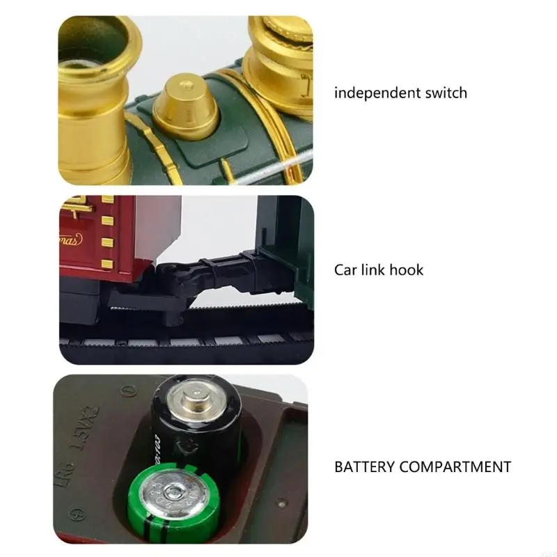 N1HB Interactive Adventure Puzzle Track Game for Kids Build and Play Electric Train