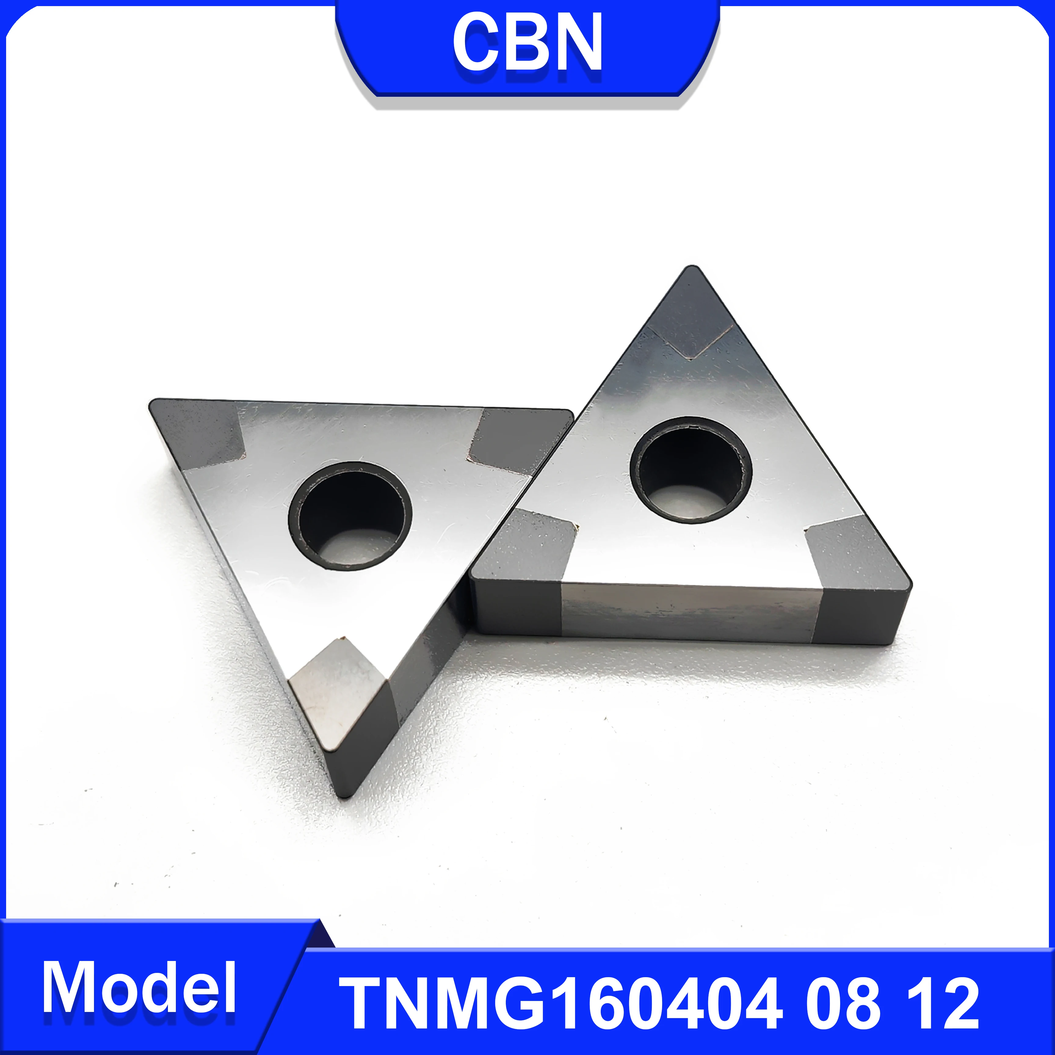 CBN narzędzie tokarcze TNMG160404 TNMG160408 TNMG160412 do obróbki stal hartowana i żeliwa oraz innych materiałów o wysokiej twardości TNMG — zdjęcie 2