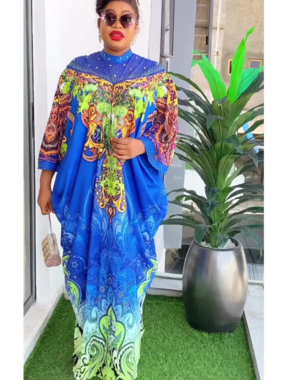 Vestidos africanos elegantes para mulheres, Boubou com estampa muçulmana, Abayas Robe, roupas tradicionais africanas, roupa Ankara, vestido de noite