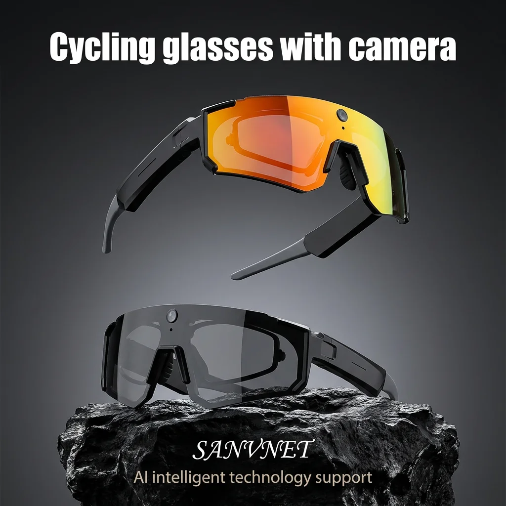 US stock 2026 SNT SOLIS POV sports cycling smart glasses with camera 8MP video about GPT smart sunglasses AI translation video