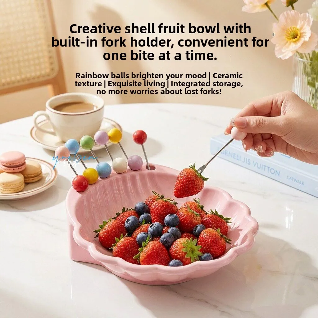 elegant-fruit-tray-drainage-living-room-tea-table-home-use-snack-display-basket-precise-candy-tray-cute-edged-daily-dining