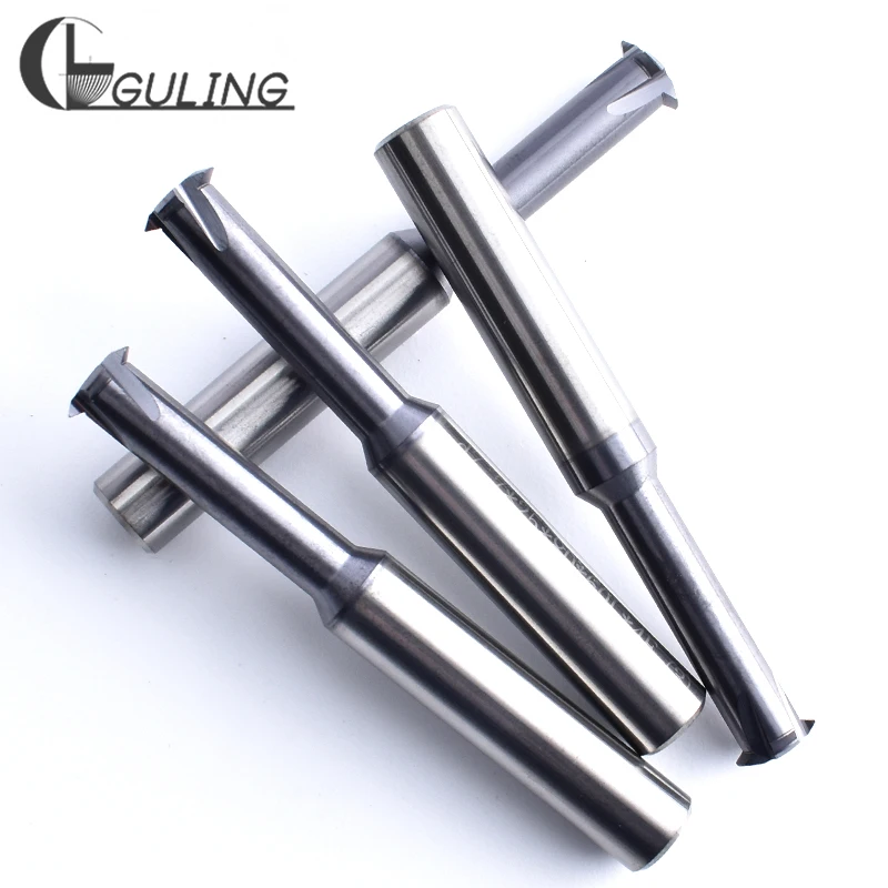 CNC Machine 60 Degree Solid Carbide Thread Milling Cutter M 0.8 0.9 1 1.2 1.4 1.6 2 2.5 3 Single Flute Metric end mill mills