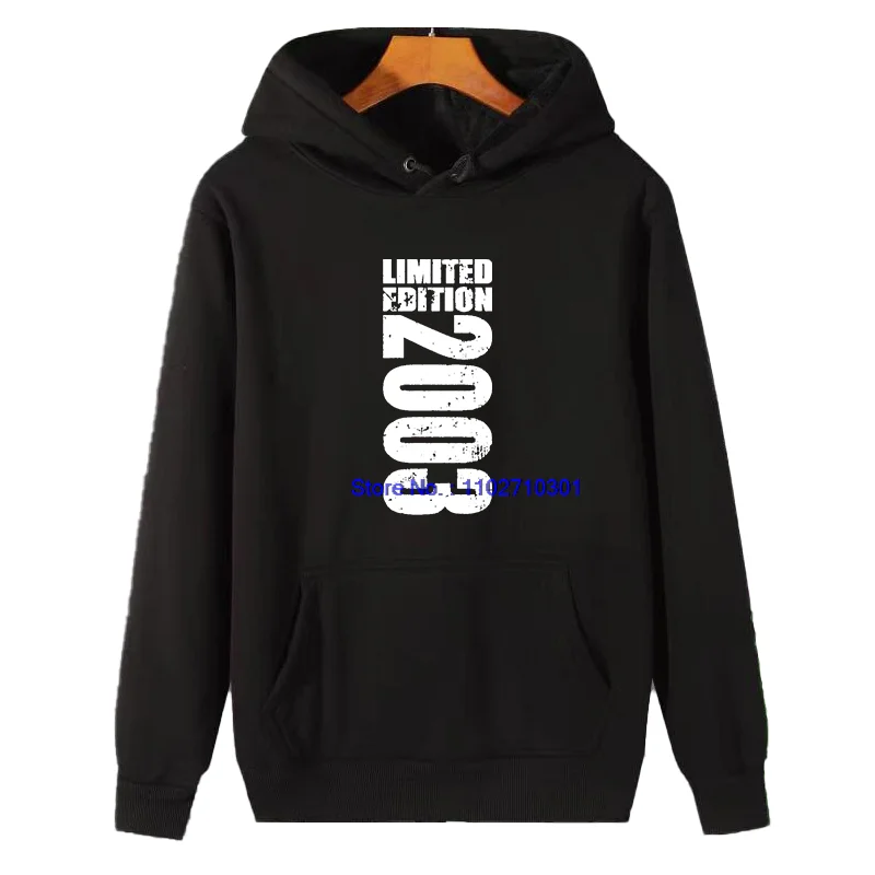 Fashion Winter Essentials Hoodie Pullovers Made In 2003 Happy Birthday Gifts Graphic Hooded Sweatshirts Men's Sweat-Shirt