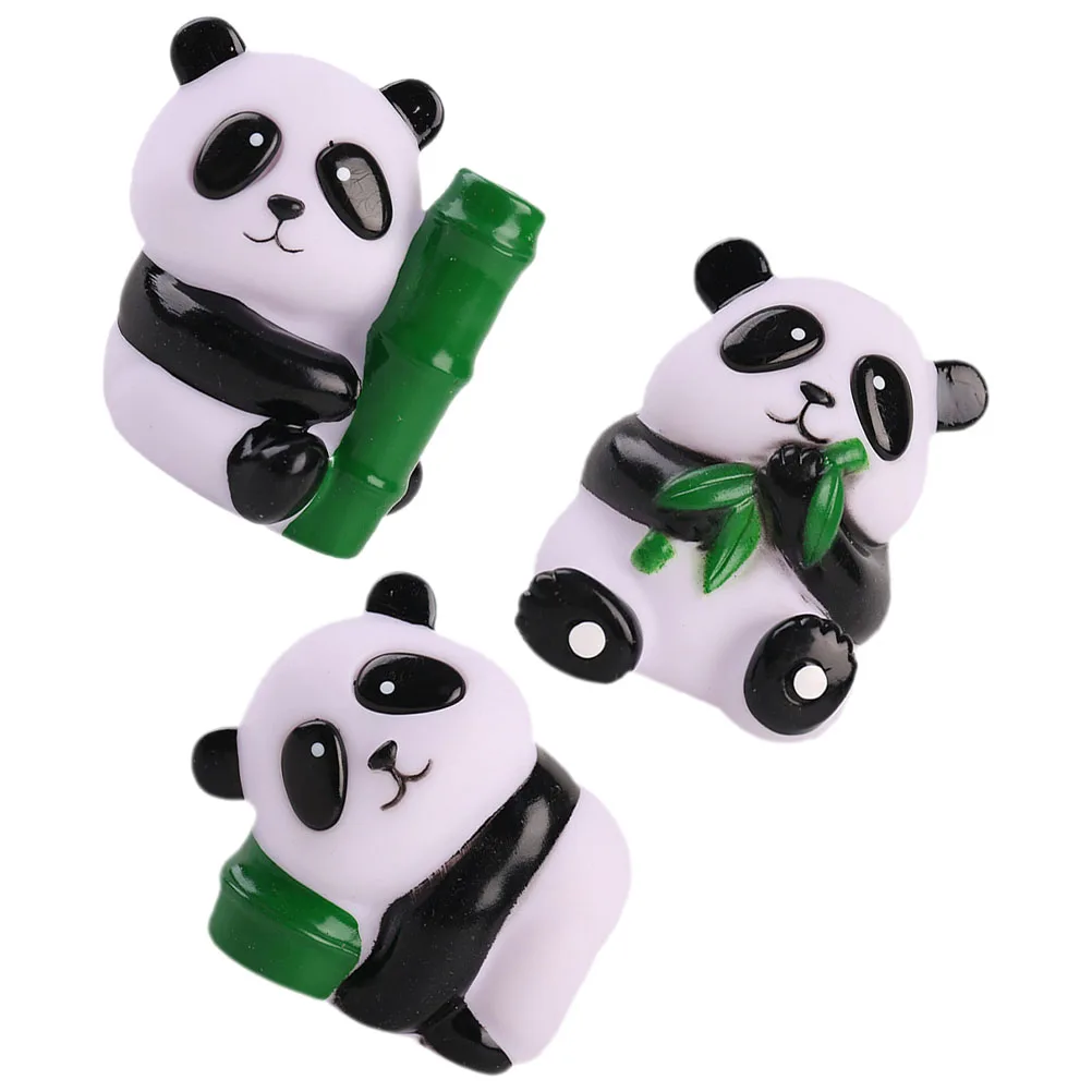 3 Pcs 팬더 Squint 장난감 만화 Squeeze 동물 소형 Fidget Kids Party Favors Stretchy Anxiety Tpr Brightly