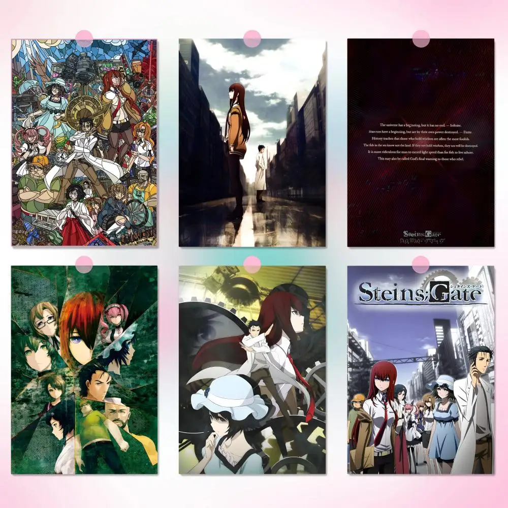Anime S-Steins Gate Cozy Interior Look Perfect Housewarming Idea Fast Home Styling Bedroom Decor Hack Effortless Room Poster