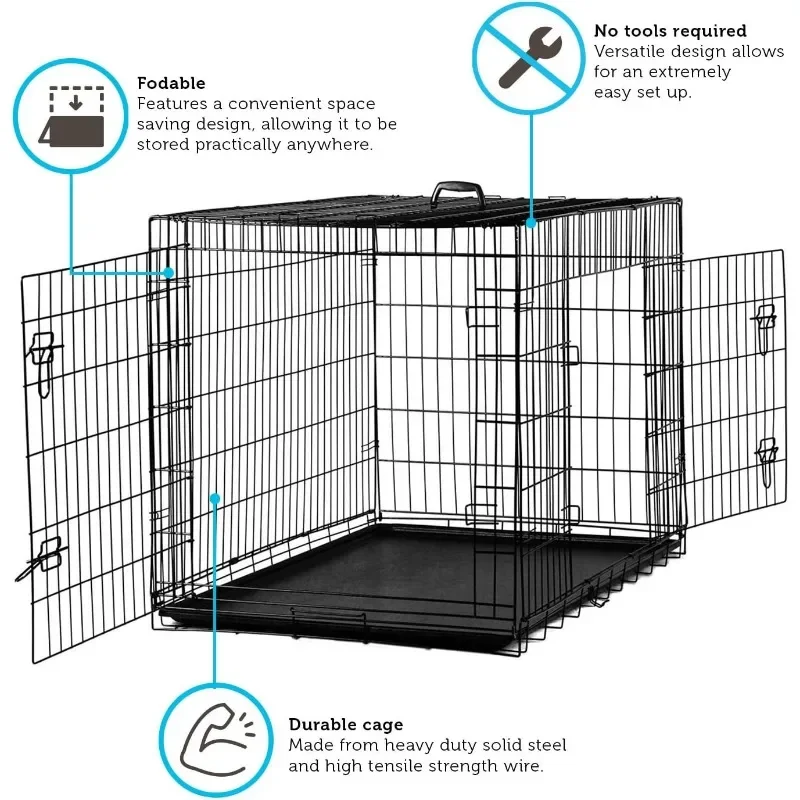 Dog Crates for Extra Large Dogs - XXL Dog Crate 48