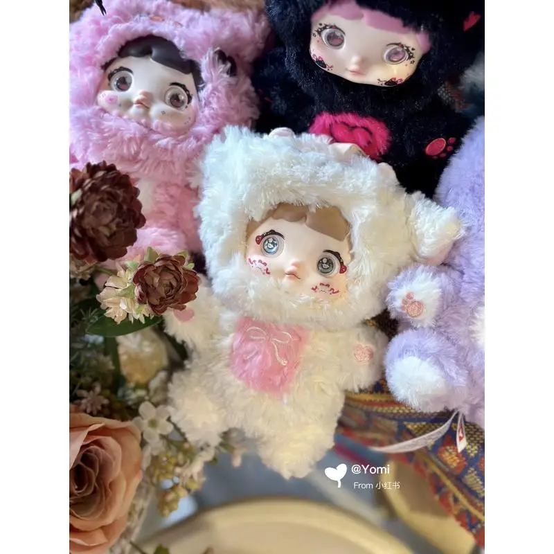 الأصلي nommi لطيف غير توقف صندوق أعمى تمثال غامض لطيف العصرية الزخرفية العنصر دمية دمية نموذج عيد ميلاد مهرجان فتاة هدية