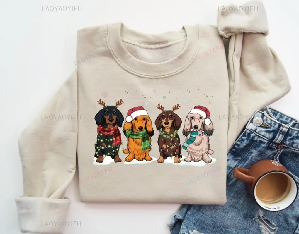 الألماني عيد الميلاد البلوز الألماني أمي هوديي هدايا عيد الميلاد لمحبي الكلاب شخصية الملابس نمط الفكاهة #1