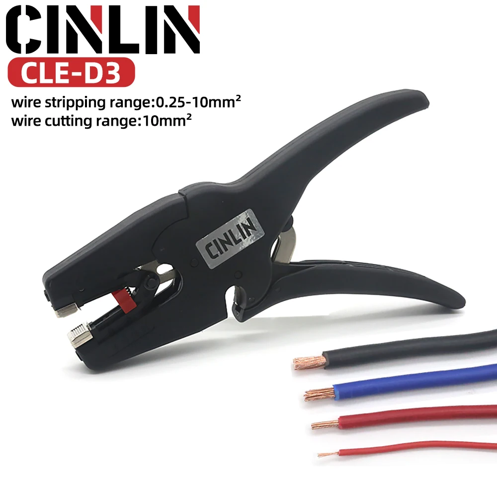 Automatic Wire Stripper CLE-D3 Wire Stripping Range 0.25-10mm With Positioner&Wire Cutter