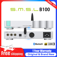 SMSL B100 Bluetooth Receiver AK4493S DAC Chip 24bit 192kHz Optical Coaxial Supports LDAC APTX SBC AAC Bluetooth5.1 Audio Decoder