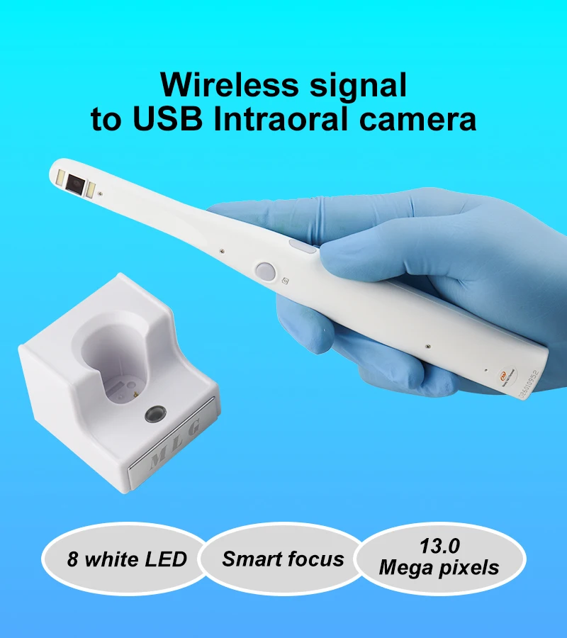 VV Dendal MLG CF-680 (2. Generation) Kabellose Dentalkamera: 13,0-Megapixel Smart Focus Tragbares Dentales Bildgebungssystem FS – Detail 1