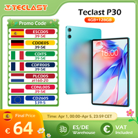 Teclast P30 Android 14 Tablet 10.1 inch max 12 gb RAM 128GB ROM 1280x800 IPS UNISOC T606 8 core 6000 mAh
