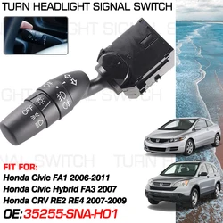 For Honda CRV CR V 2007-2009 Honda Civic 8th FA1 2006-2011 Honda Civic Hybrid 2007 Turn Signal Headlight Switch 35255-SNA-H01