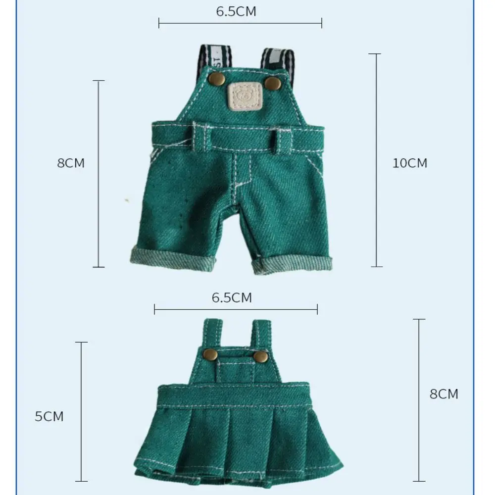 ジーンズスカートオーバーオール手作り DIY ストラップスカート服マルチカラーの服 15 センチメートル綿アクセサリー