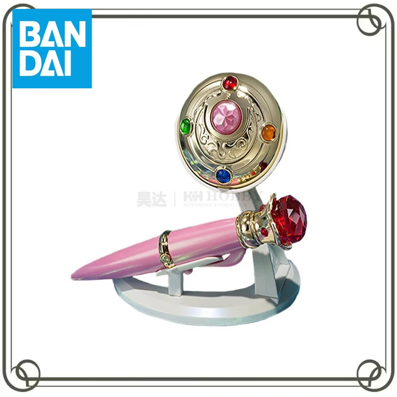 BANDAI Sailor Moon Transformation Box Brooch Anime Action Figures Model Kids Toy