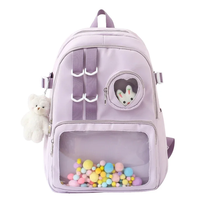 Zaino per scuola primaria zaino per ragazze zaino leggero per bambini zaino impermeabile Kawaii zaino di grande capacità