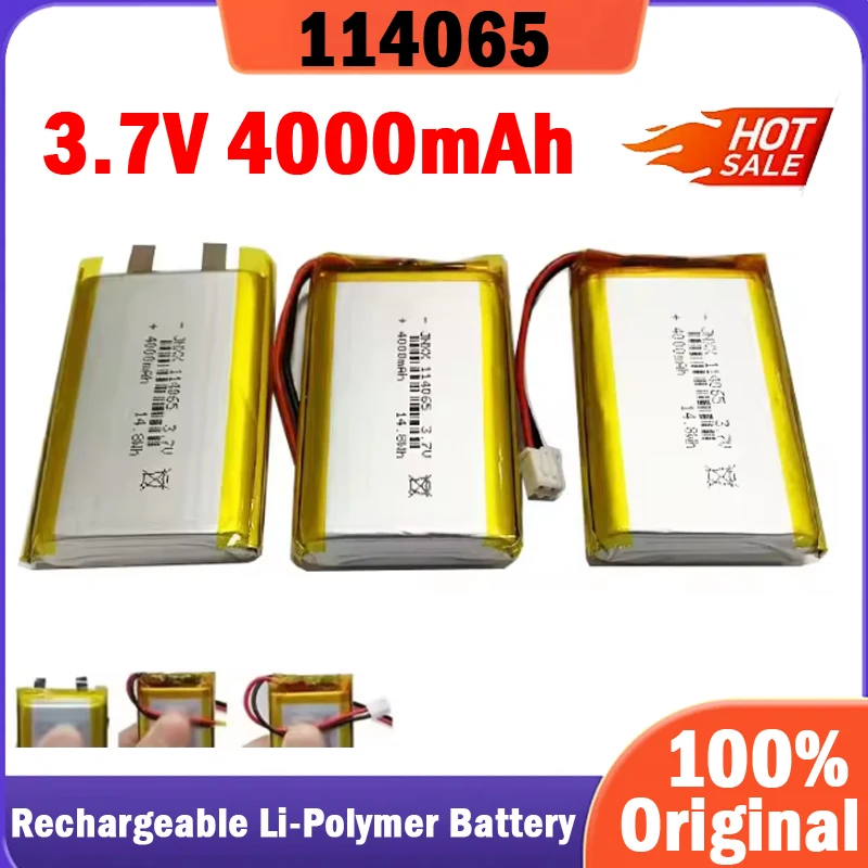 

3.7V 4000mAh Large Capacity 114065 Polymer Lithium Battery For Shaver Beauty Instrument Bluetooth Speaker Mobile Power Battery