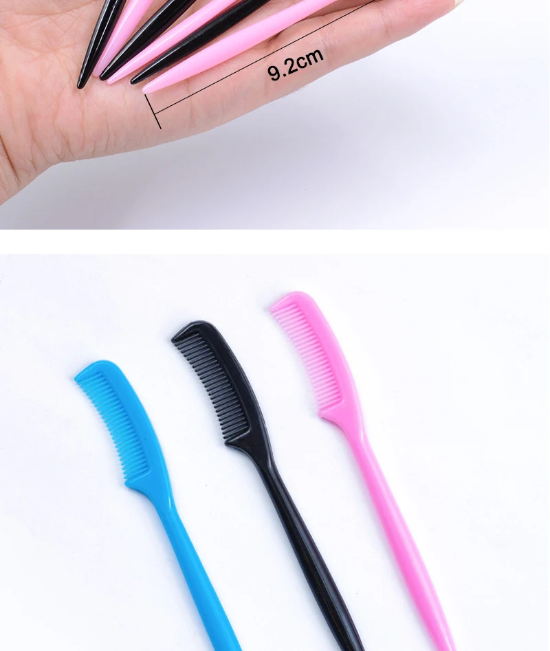 10 قطعة أمشاط رمش صغيرة صغيرة لطيف الحاجب فرش العين لاش تمديد تطبيقها دمية عصا الماسكارا ماكياج فرش #6