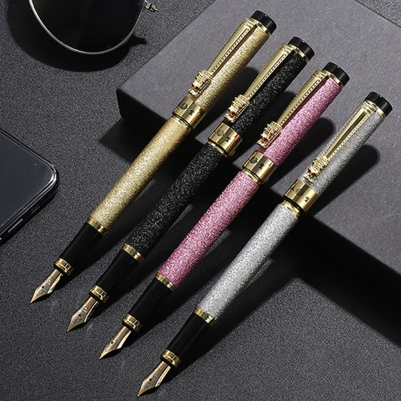 

Office School Supplies Stationery for Men Women Luxury Gifts Fountain Pen 0.5mm for Extra Fine Metal Nib Pen