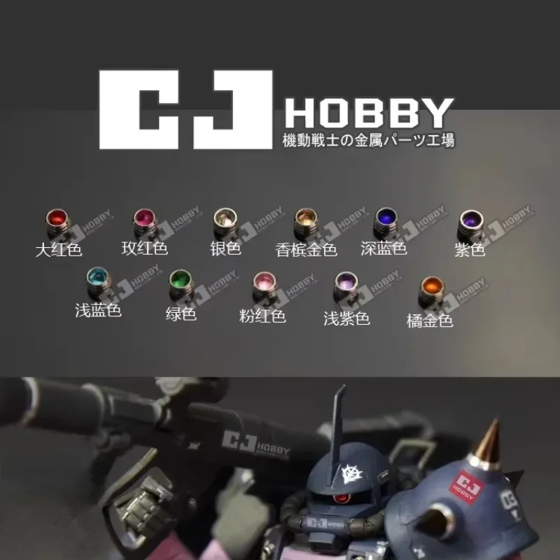 CJ HOBBY 3mm Montage Modellbau Metallteile ZAKU Eye RG MG Modell Modifizierte Werkzeuge DIY Zubehör