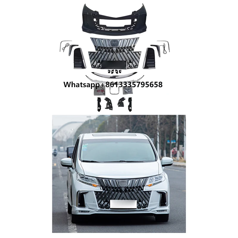 

Top Quality Car Fender Rear Bumper Side Skirts Body Kit Set Modified Upgrade Style Face for Honda Elysion 2019-2020 Year