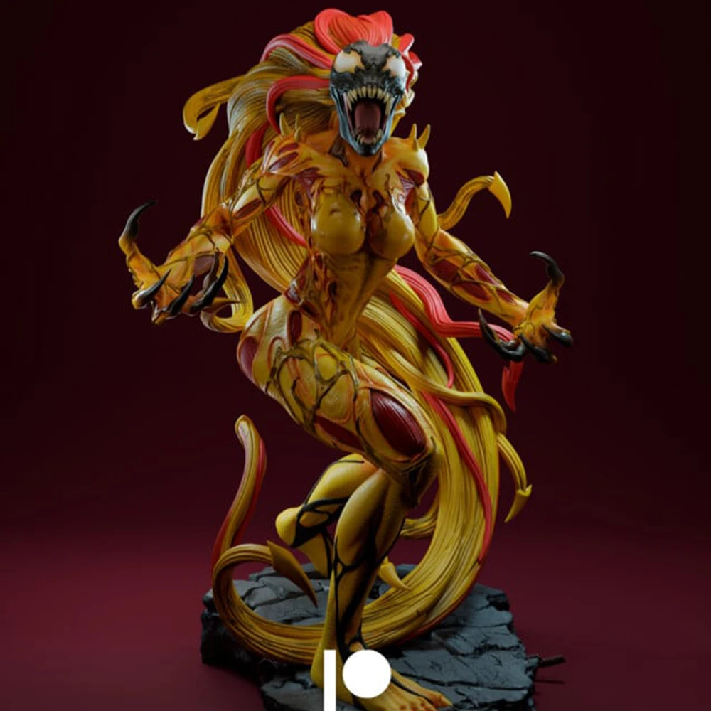 

1/24 Priscilla Monster Figure SexyResin Figurine Toy Unpainted GK Doll Unassembled 3D Print Assembly Miniature Reduction Statue