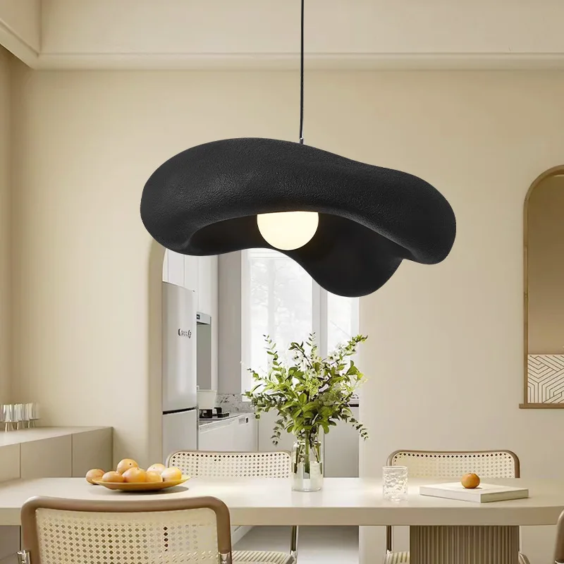 Nordic Wabi Sabi Pendant Light Designer Dining Table Hanging Lamp Living Room Kitchen Homestay LED Cafe Restaurant Pendant Lamp