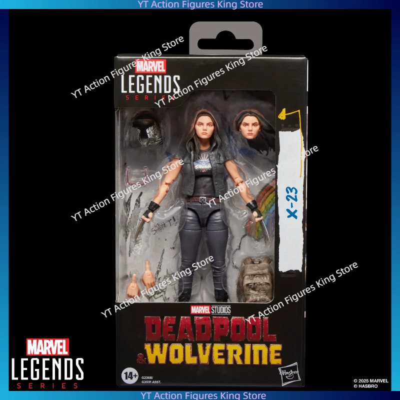In Stock Hasbro MARVEL LEGENDS Cowboy Deadpool, Wolverine X23 Blade Action Figure Toy Collection Gift - view 5