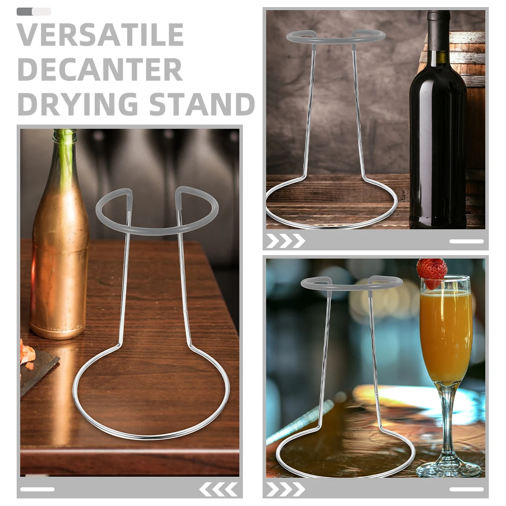 

2pcs Decanter Drying Rack Stand for Glassware Holder Filter Carafe Dryers Shelf Bracket Storage Organization Tool