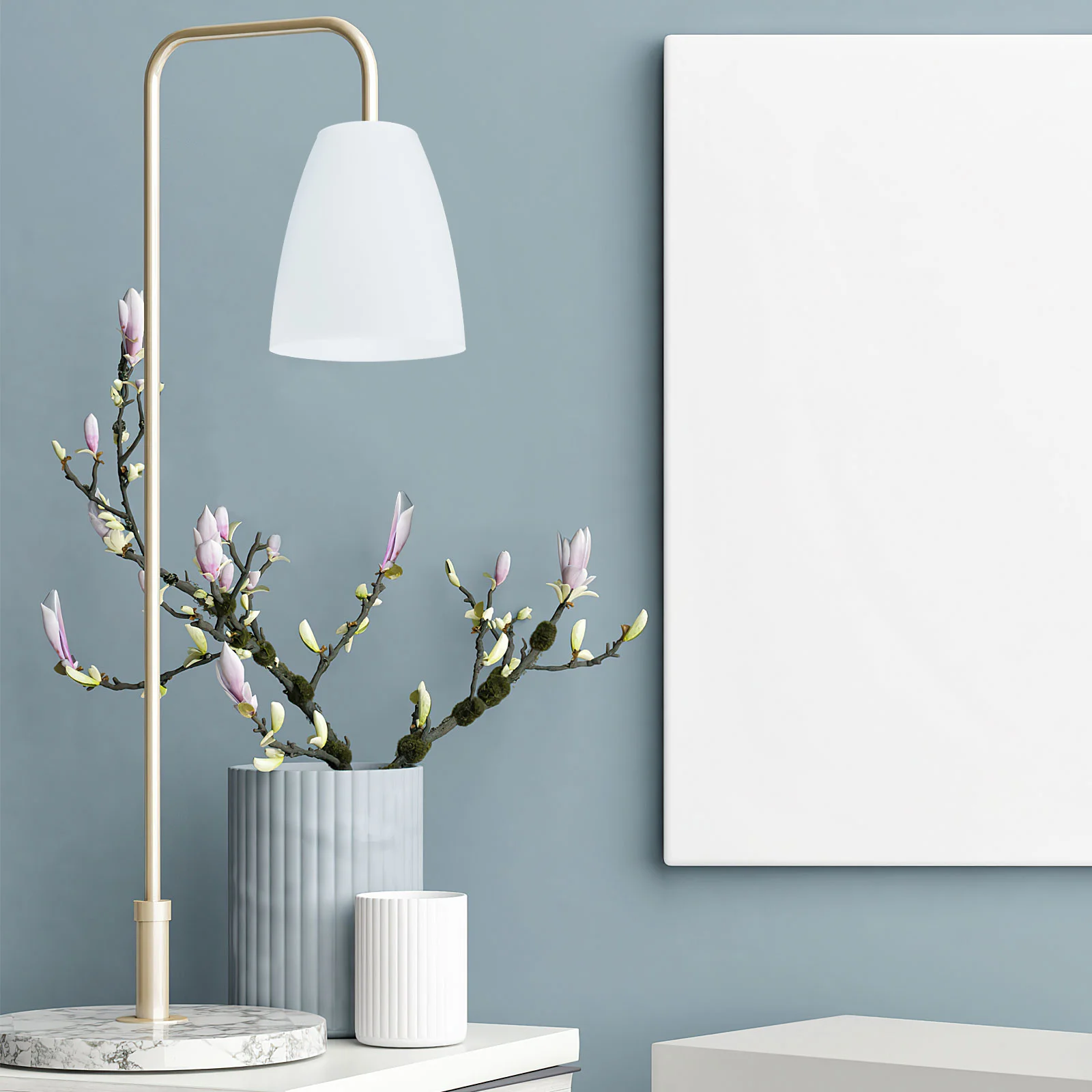 2 Pcs Mini Plastic Lampshade Office Ceiling Light LED Replacement Covers Floor Shades Only