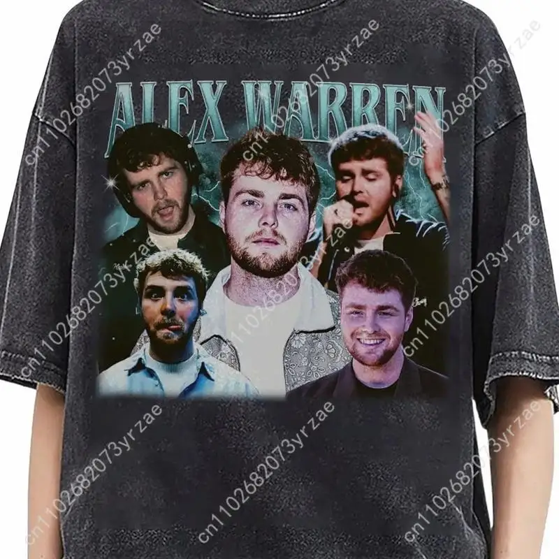 アレックス・ウォーレンレトロウォッシュ Tシャツ男性女性高品質ヴィンテージ Tシャツ綿半袖ファッション Tシャツソフト通気性トップス