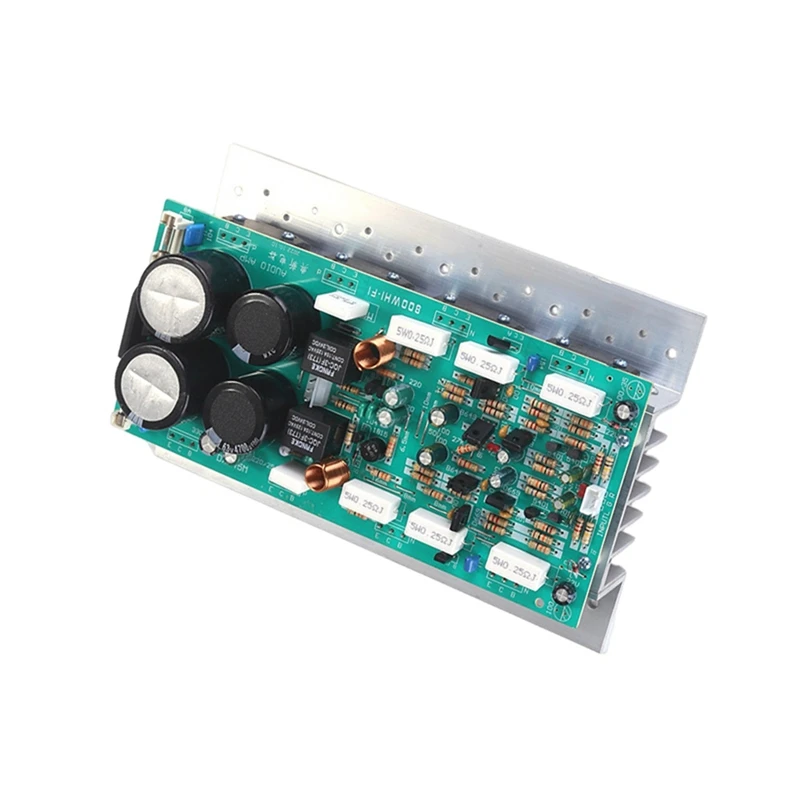 Super Sale 400W + 400W Stereo Amplifier Board 2SA1943/C5200 High Power Dual AC 24-36V with Heat Sink