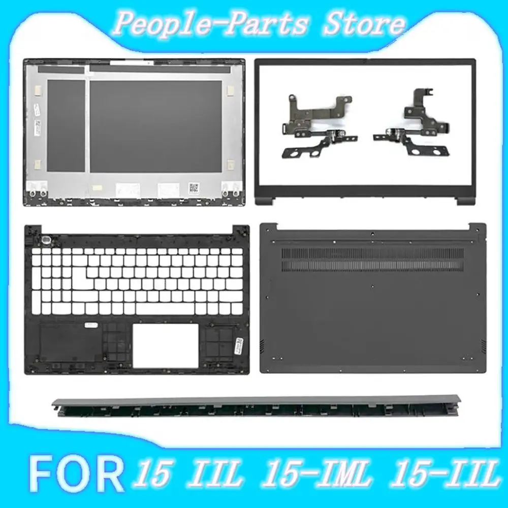 

New For Thinkbook 15 IIL 15-IML 15-IIL Laptop Shell LCD Top Cover/Back Cover/Front Bezel/Hinges/Bottom Case 15.6-Inch