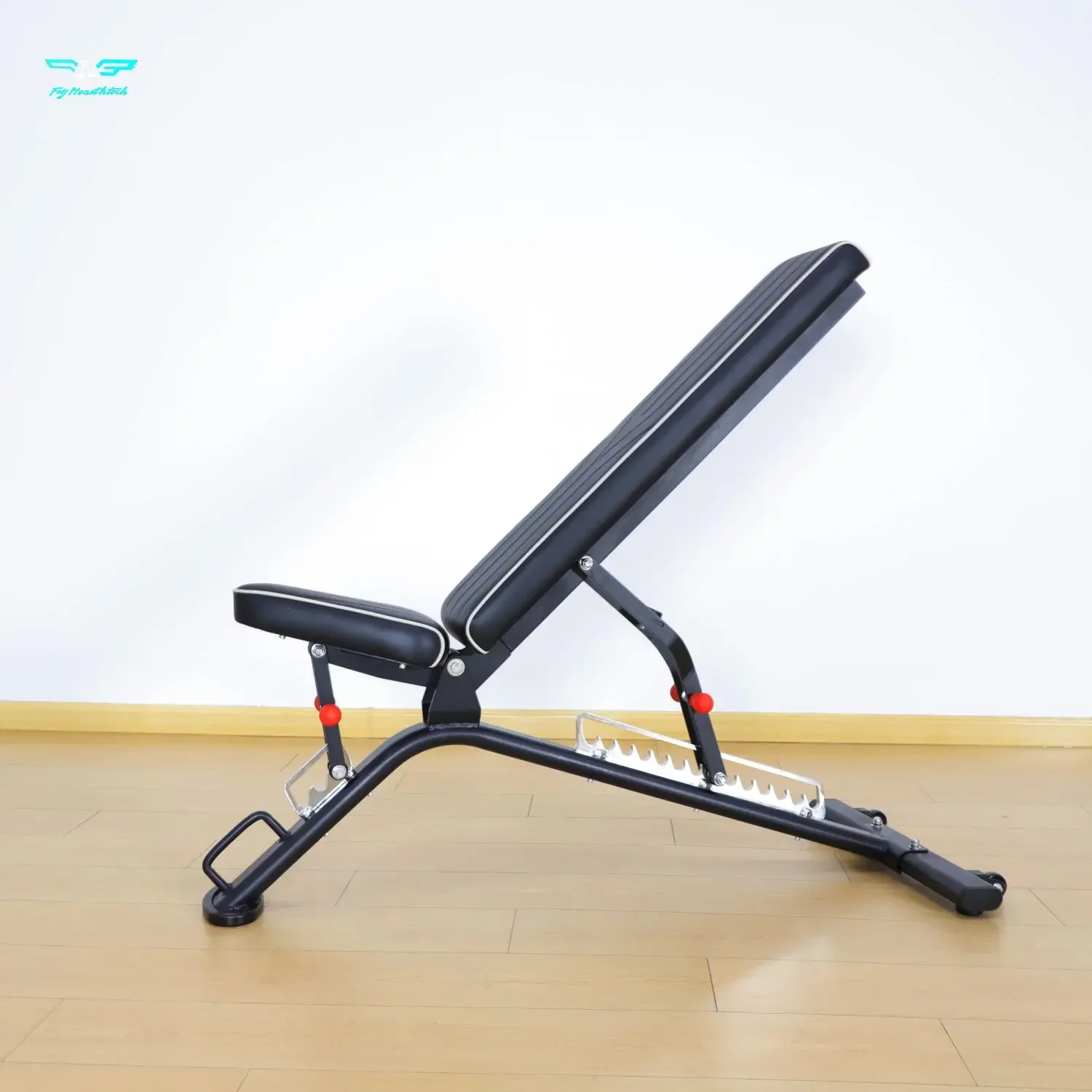 Commercial Gym Fitness Equipment Foldable Exercise Flat Bench Factory Manufacturer Incline Sit Up Adjustable Dumbbell Bench