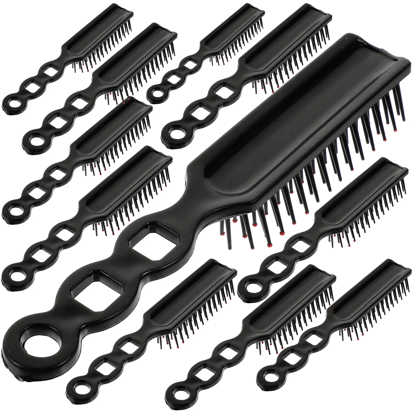 

12Pcs Hairbrush Bulk Massage Combs Detangling Scalp Massager Portable Hair Brushes Suitable for All Hair Types
