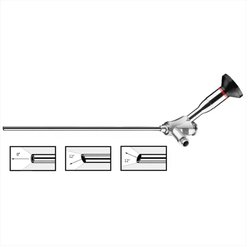 A Rigid Strabismus Laryngoscope 4*185mm 12 Degree For Laryngeal Examination Or Surgery Laryngoscopy