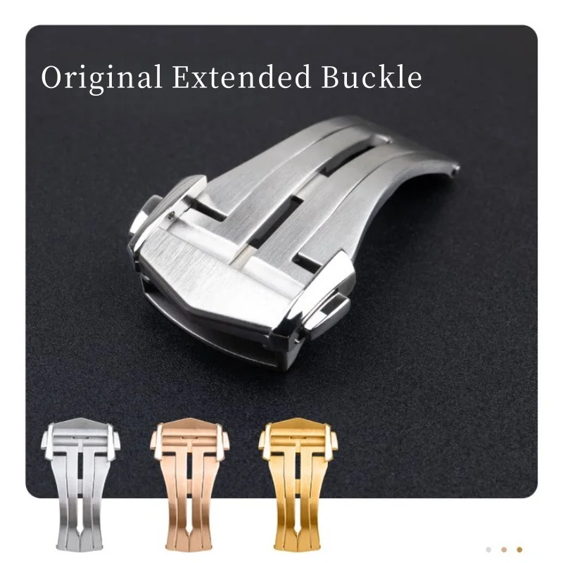 18mm 20mm Top Quality 316Stainless Steel Folding Watch Clasp Fit For Omega Extended Folding Watch Clasp