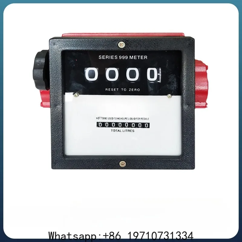 4-Digit Mechanical Flow Meter for Diesel Fuel Oil-based Liquid 1