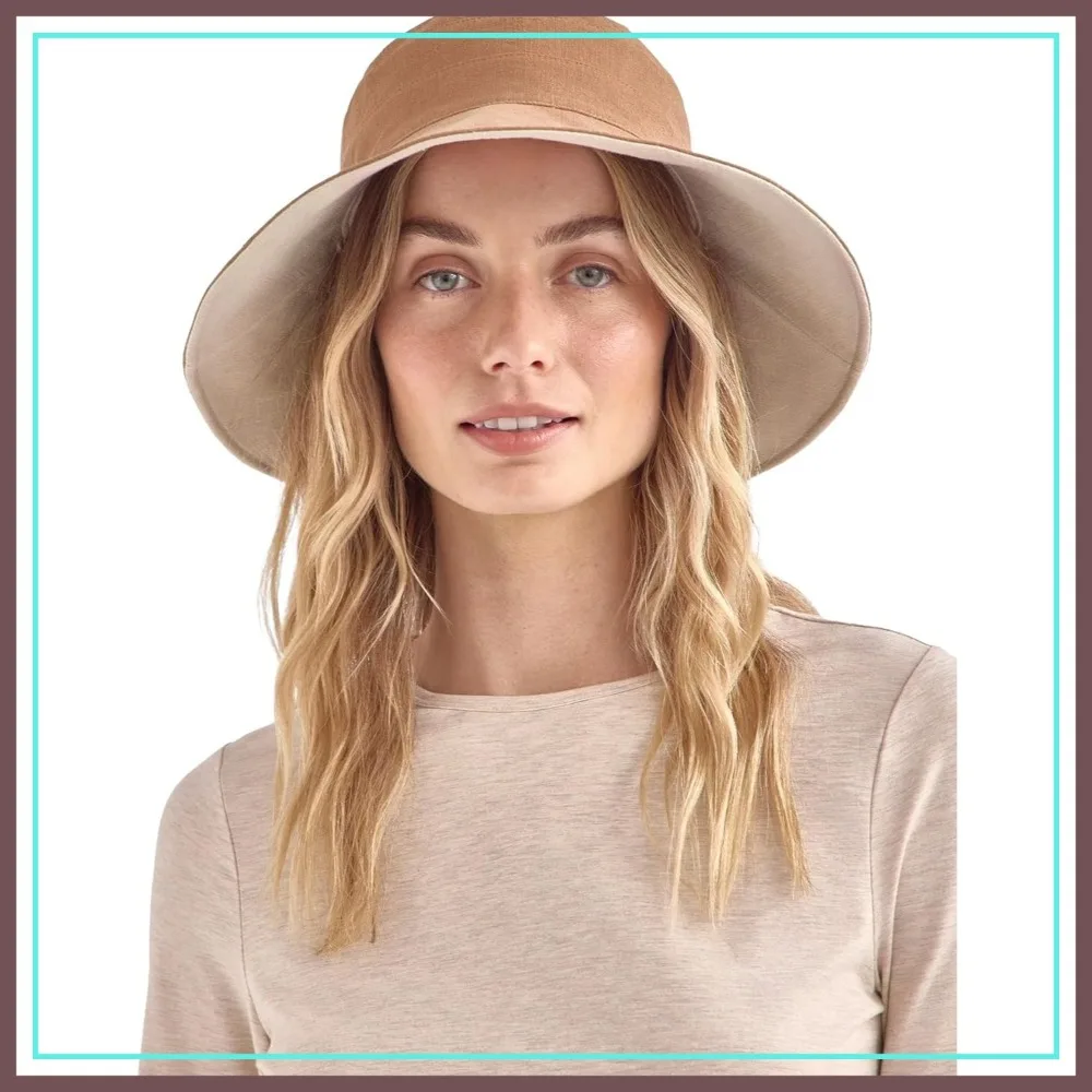 

Wide Brim Sun Hat UPF 50+ Packable UV Protection Adjustable Size Ponytail Opening Stylish Breathable