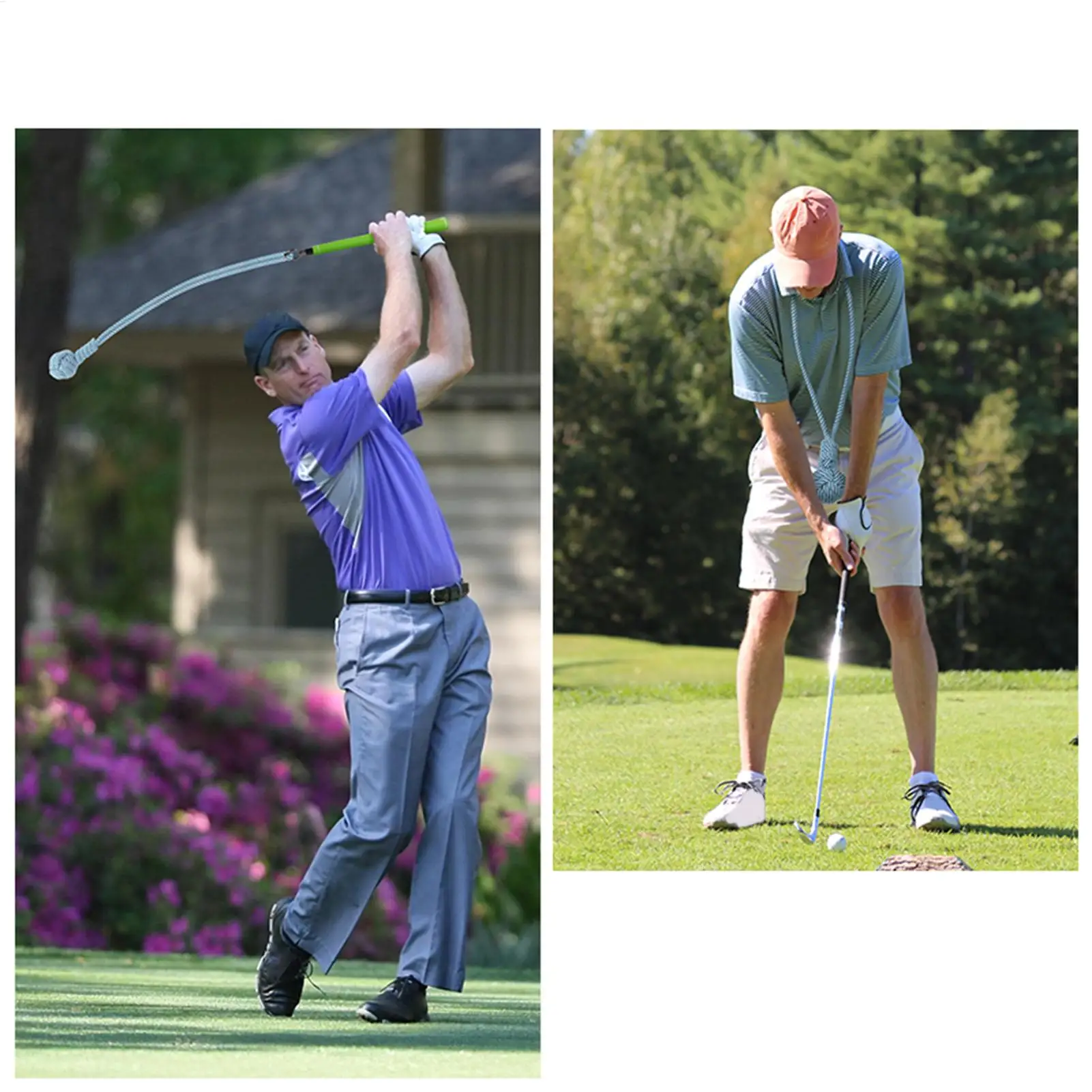 

Golf Swing Rope Golf Swing Training Aid Portable Professional Rope For Men Golfer Practice Indoor Outdoor Game